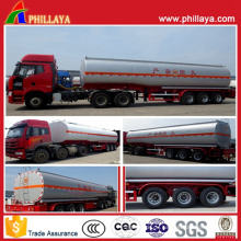 Tri-Achsen-chemischer flüssiger Tanker-halb LKW-Anhänger (PLY9400CTT)